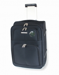 Cestovní kufr na kolečkách AIRTEX v černé barvě, velikost 20