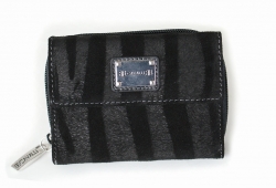 Luxusní dámská kožená peněženka B.CAVALLI černá.